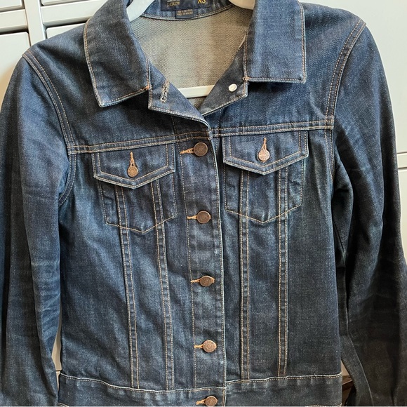 Vintage J.Crew Jean Jacket Dark Rinse (Circa 2000) women's - Picture 7 of 16